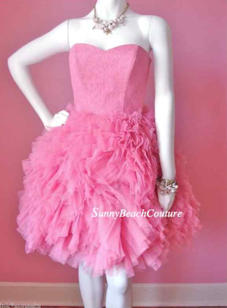 betsey johnson pink dress